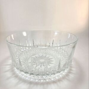 Vintage Fostoria Glass Bowl 9" Diameter Beautiful Serving Dish Collectible Decor